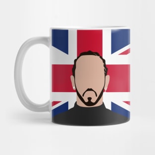 Lewis Hamilton Face Art - Flag Edition Mug